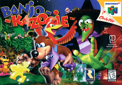 Banjo-Kazooie Nintendo 64 box art