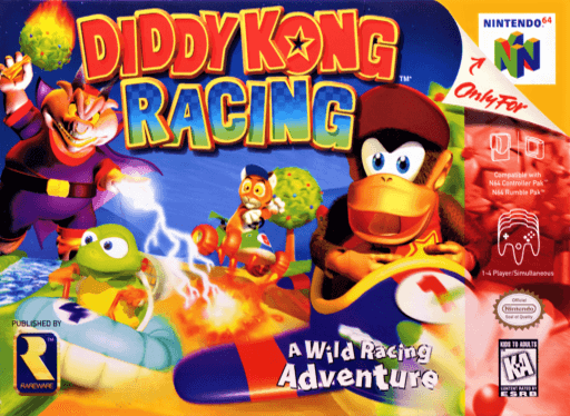 Diddy Kong Racing Nintendo 64 box art