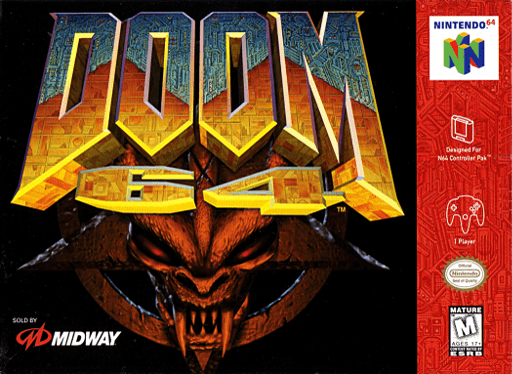 Doom 64 Nintendo 64 box art