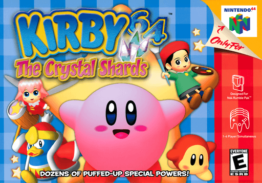 Kirby 64: The Crystal Shards Nintendo 64 box art
