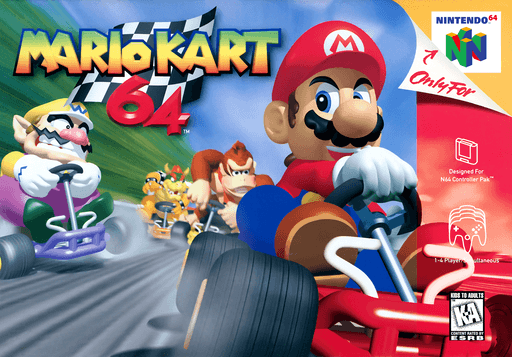 Mario Kart 64 Nintendo 64 box art