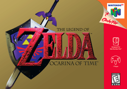 The Legend of Zelda: Ocarina of Time Nintendo 64 box art