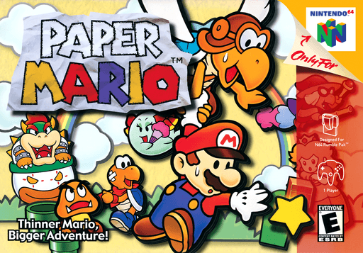 Paper Mario Nintendo 64 box art
