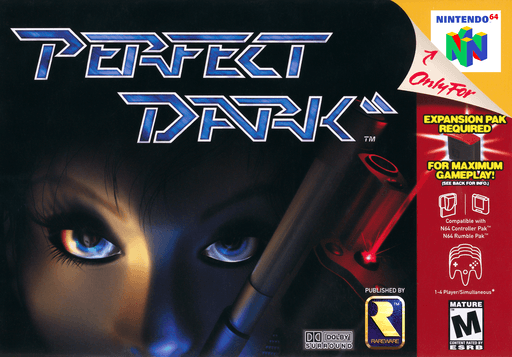 Perfect Dark Nintendo 64 box art
